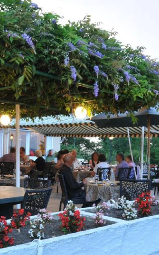 Restaurant Aux Tauzins Montfort-en-Chalosse Terrasse Ombragee