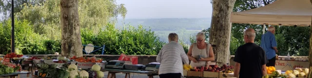 Marché de Mugron bélvédère