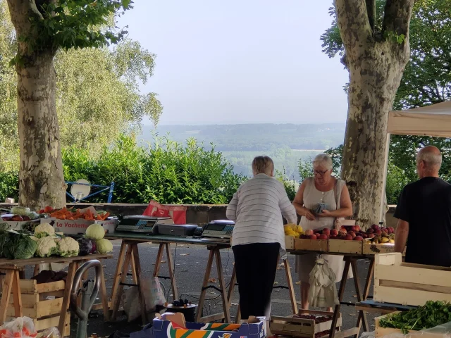 Marché de Mugron bélvédère