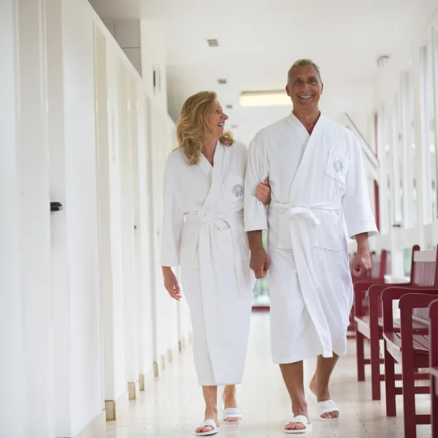 Moment de detente en couple aux Thermes de Prechacq les Bains