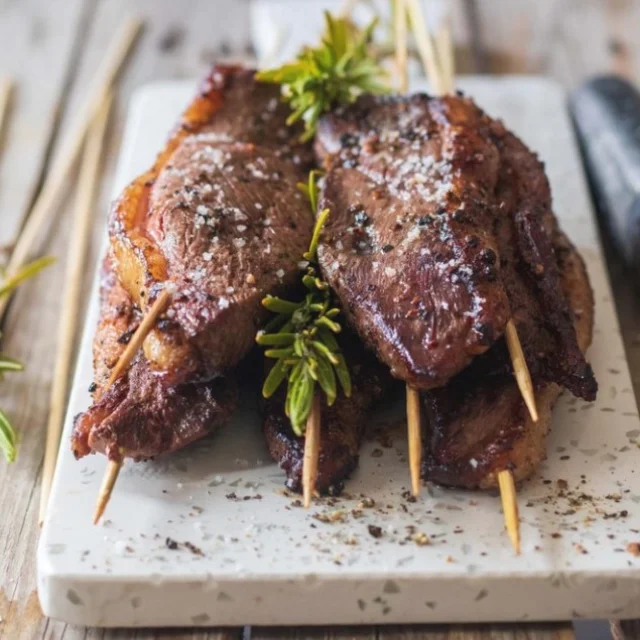 Brochettes De Magret Au Poivre Qualite Landes